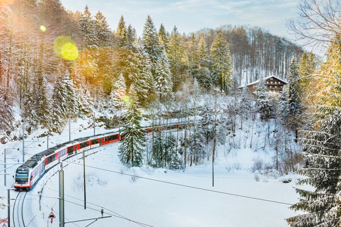 Switzerland Grand Train Winter Magic Tour